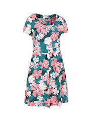 Blau - Mountain Warehouse Damen UV Kleid mit Orchideenmuster - Bild 3 von 5
