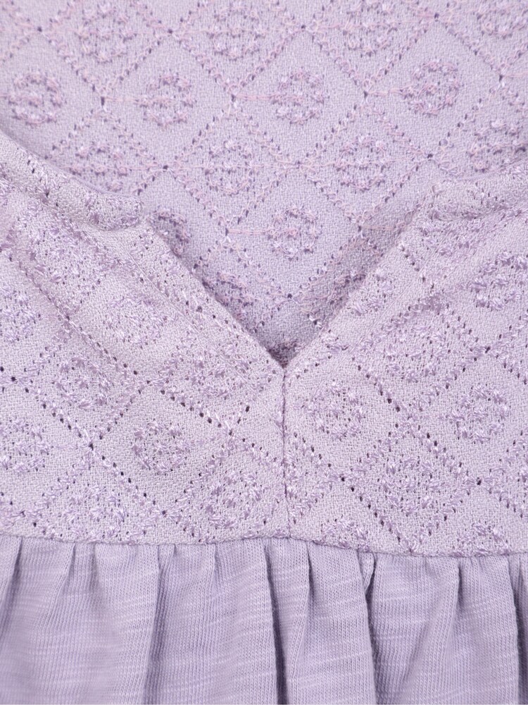 Mountain Warehouse Purple Naples Embroidered Womens 100% Cotton Top - Image 5 of 5