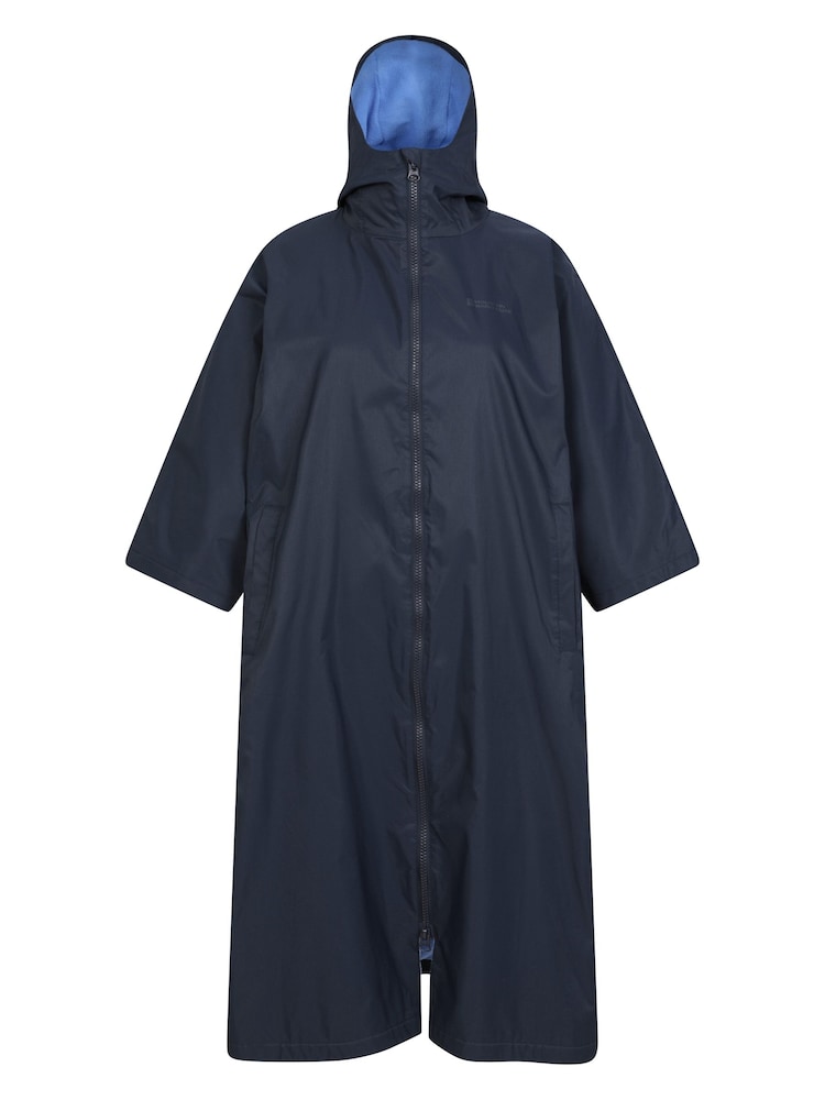 Mountain Warehouse Blue Coastline Womens Water-Resistant UV Max Changing Robe - Image 1 of 5