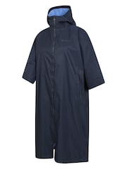 Mountain Warehouse Blue Coastline Womens Water-Resistant UV Max Changing Robe - Image 4 of 5