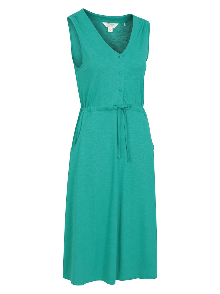 Mountain Warehouse Green Womens Bahamas Sleeveless Dress - Image 6 of 9