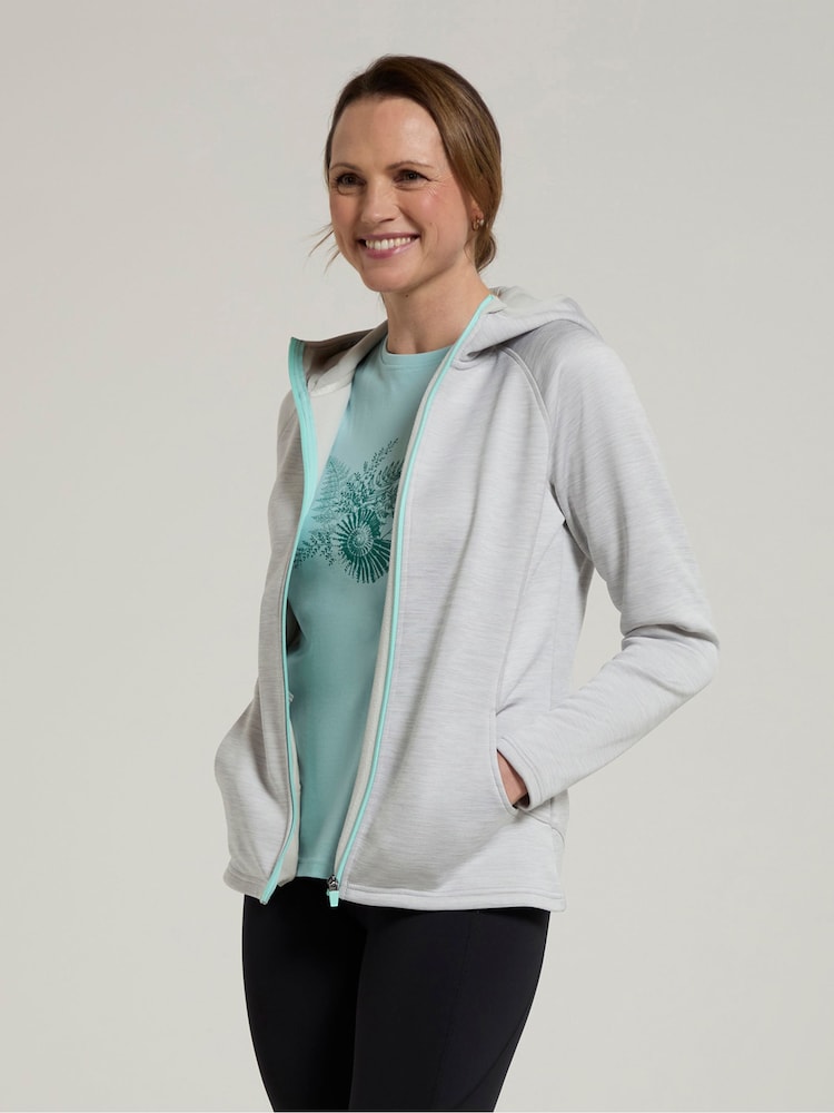 Mountain Warehouse Dark Grey IsoCool Dynamic Chakra Womens Hoodie - Image 2 of 9 Mountain Warehouse Dark Grey IsoCool Dynamic Chakra Womens Hoodie - Image 2 of 9