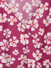 Mountain Warehouse Pink Oasis Womens Midi Tiered Dress - Image 6 of 7