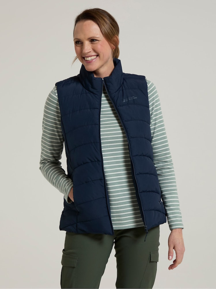 Mountain Warehouse Blue Opal Womens Water-Resistant Padded Jacket - Image 1 of 4