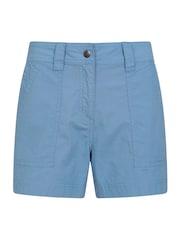 Mountain Warehouse Mid Blue Coast Womens Lightweight Outdoor Shorty Shorts - Image 1 of 6