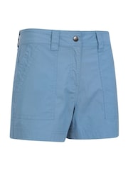 Mountain Warehouse Mid Blue Coast Womens Lightweight Outdoor Shorty Shorts - Image 2 of 6
