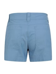 Mountain Warehouse Mid Blue Coast Womens Lightweight Outdoor Shorty Shorts - Image 3 of 6