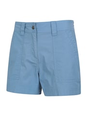 Mountain Warehouse Mid Blue Coast Womens Lightweight Outdoor Shorty Shorts - Image 4 of 6