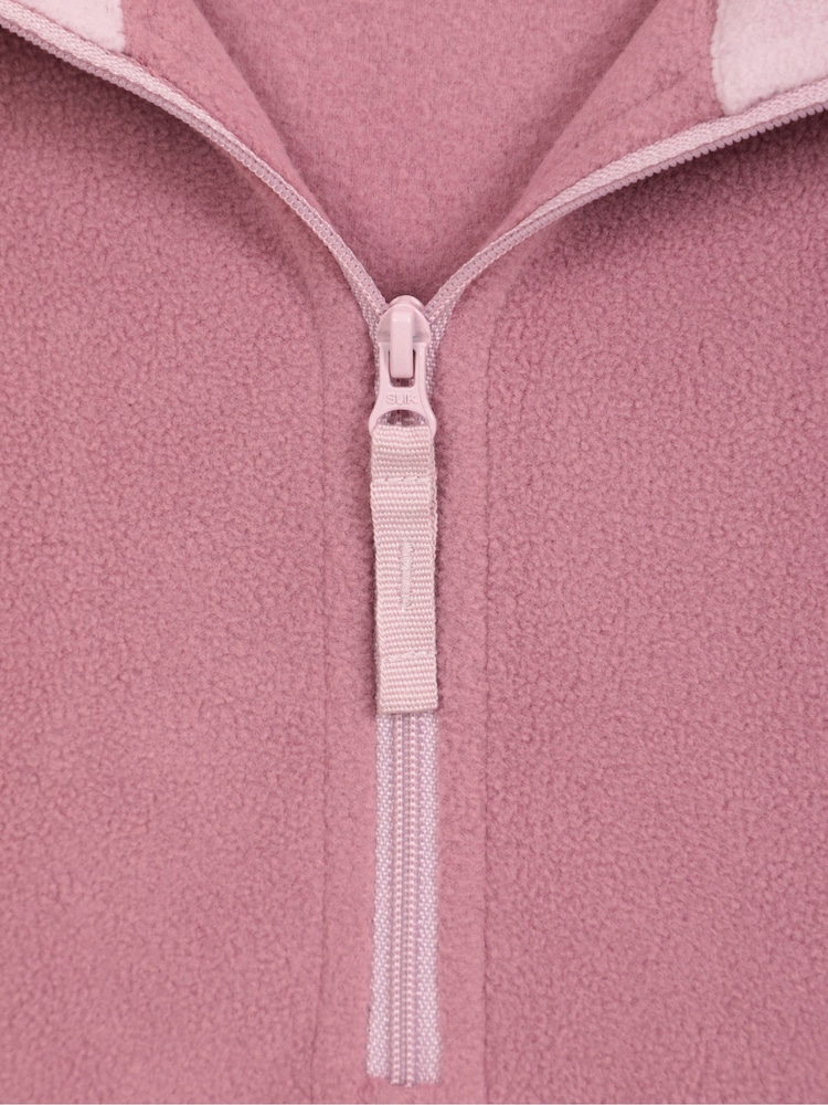 Mountain Warehouse Dusky Pink Womens Montana Half Zip Fleece - Image 9 of 9