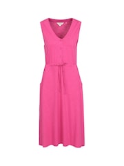 Mountain Warehouse Grey/Pink/Yellow Womens Bahamas Sleeveless Dress - Image 1 of 5
