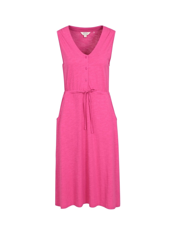 Mountain Warehouse Grey/Pink/Yellow Womens Bahamas Sleeveless Dress - Image 1 of 5