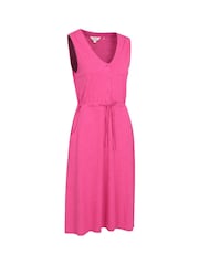 Mountain Warehouse Grey/Pink/Yellow Womens Bahamas Sleeveless Dress - Image 2 of 5