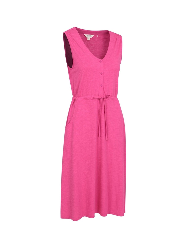Mountain Warehouse Grey/Pink/Yellow Womens Bahamas Sleeveless Dress - Image 2 of 5
