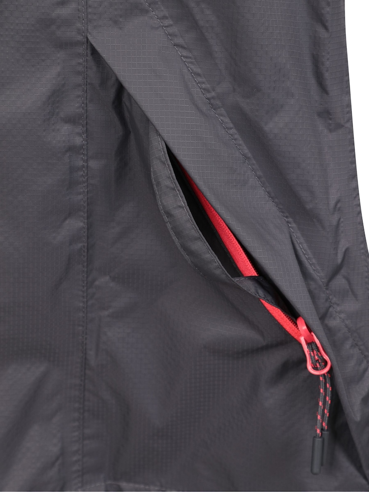 Mountain Warehouse Grey Swerve Womens Packaway Waterproof Jacket - Image 10 of 10