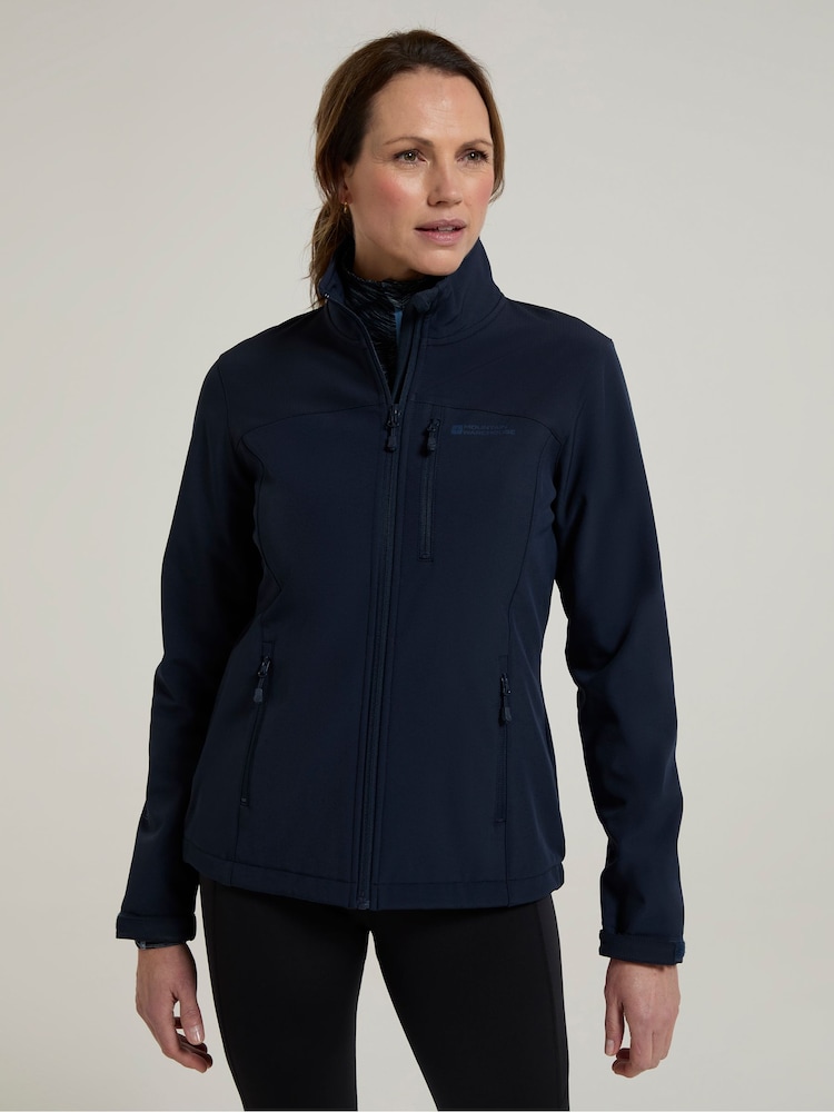 Chaqueta softshell resistente al agua para mujer Grasmere de Mountain Warehouse - Imagen 2 de 4