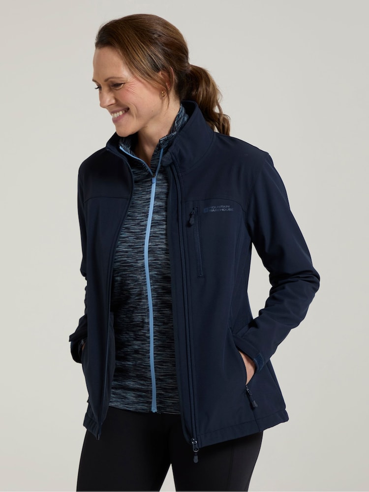 Chaqueta softshell resistente al agua para mujer Grasmere de Mountain Warehouse - Imagen 4 de 4