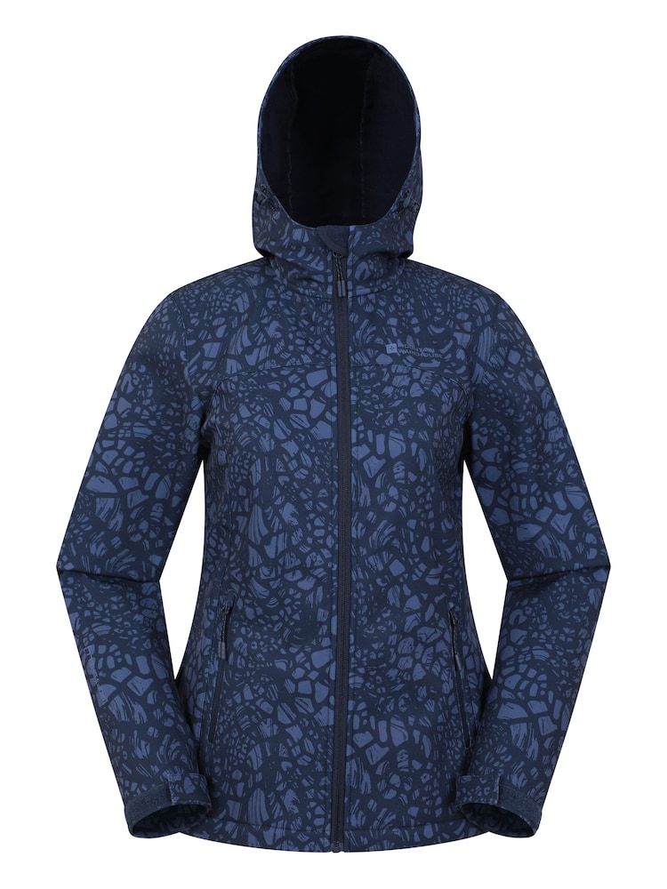 Mountain Warehouse Light Blue Exodus Womens Softshell Jacket - Image 1 of 5