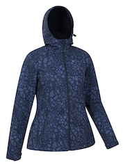Mountain Warehouse Light Blue Exodus Womens Softshell Jacket - Image 2 of 5