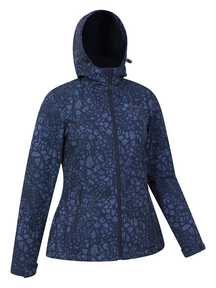 Mountain Warehouse Light Blue Exodus Womens Softshell Jacket - Image 2 of 5