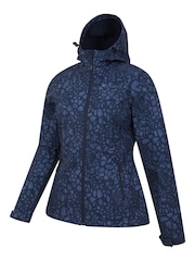 Mountain Warehouse Light Blue Exodus Womens Softshell Jacket - Image 4 of 5