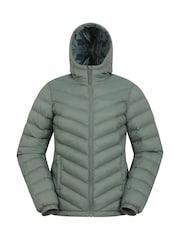 Mountain Warehouse Sea  green Seasons Womens Water-Resistant Padded Jacket - Image 1 of 5