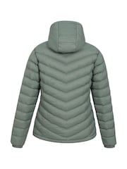 Mountain Warehouse Sea  green Seasons Womens Water-Resistant Padded Jacket - Image 2 of 5