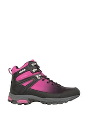 Mountain Warehouse Pink Womens Shadow Waterproof Breathable Softshell Walking Boots - Image 1 of 7
