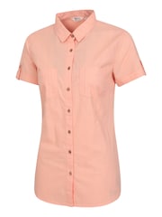 Mountain Warehouse Pink Womens Coconut Short Sleeve 100% Cotton Shirt - Image 4 of 5