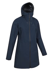 Mountain Warehouse Blue Womens Solstice Extreme 2.5 Layer Waterproof Jacket - Image 2 of 7