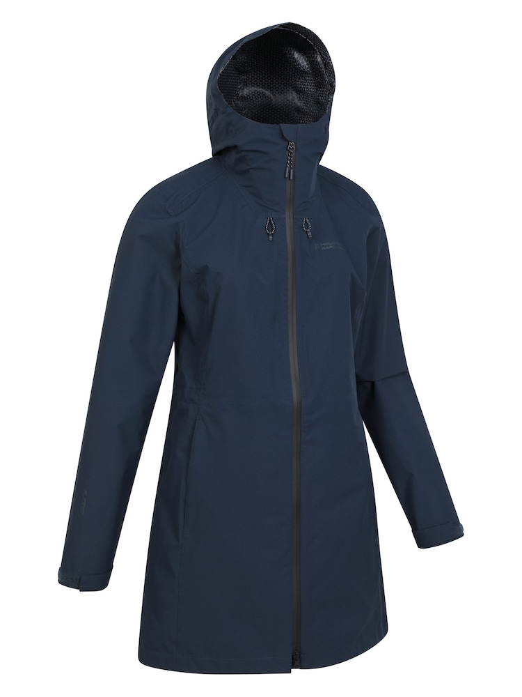 Mountain Warehouse Blue Womens Solstice Extreme 2.5 Layer Waterproof Jacket - Image 2 of 7