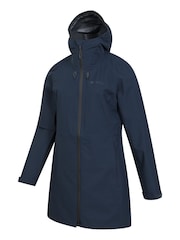Mountain Warehouse Blue Womens Solstice Extreme 2.5 Layer Waterproof Jacket - Image 4 of 7