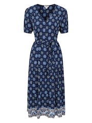 Mountain Warehouse Blue Morocco Womens Midi Dress - Image 1 of 5