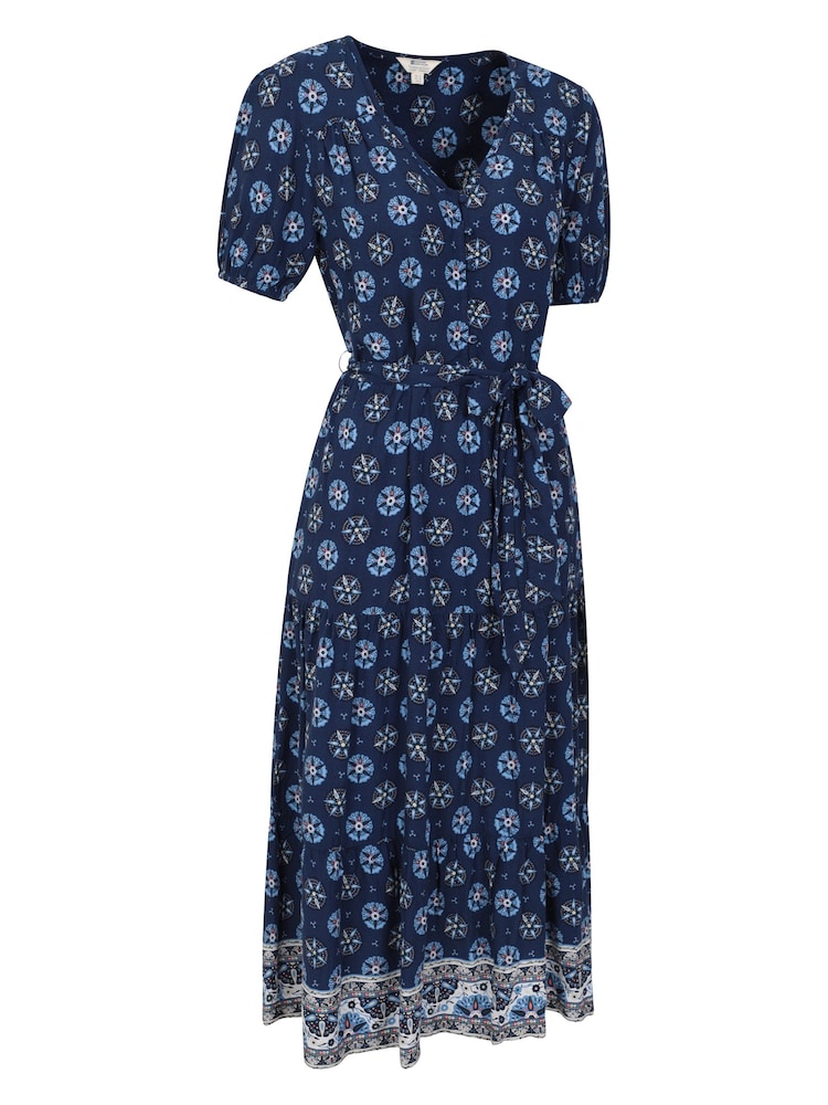 Mountain Warehouse Blue Morocco Womens Midi Dress - Image 2 of 5