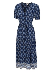 Mountain Warehouse Blue Morocco Womens Midi Dress - Image 4 of 5