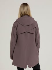 بني - سترة مضادة للماء نسائية Hilltop Ii من Mountain Warehouse - صورة 3 من 9
