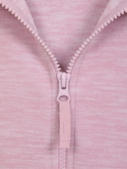 Mountain Warehouse Pink Womens Snowdon Melange II Full-Zip Fleece - Image 5 of 5