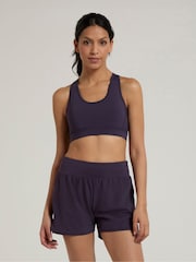 Mountain Warehouse Purple Mesh Motion Womens Sports Bra - Image 2 of 9