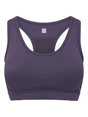 Mountain Warehouse Purple Mesh Motion Womens Sports Bra - Image 5 of 9