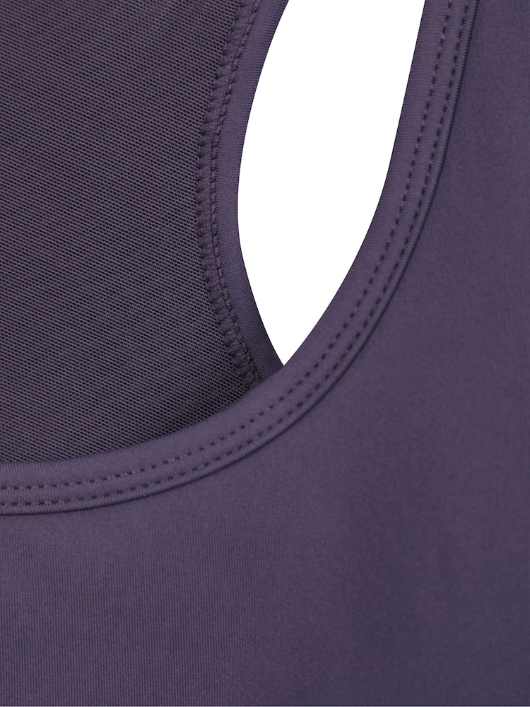 Mountain Warehouse Purple Mesh Motion Womens Sports Bra - Image 9 of 9