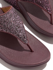 Rot - Fitflop Lulu Glitzernde Zehenstegsandalen - Bild 5 von 5