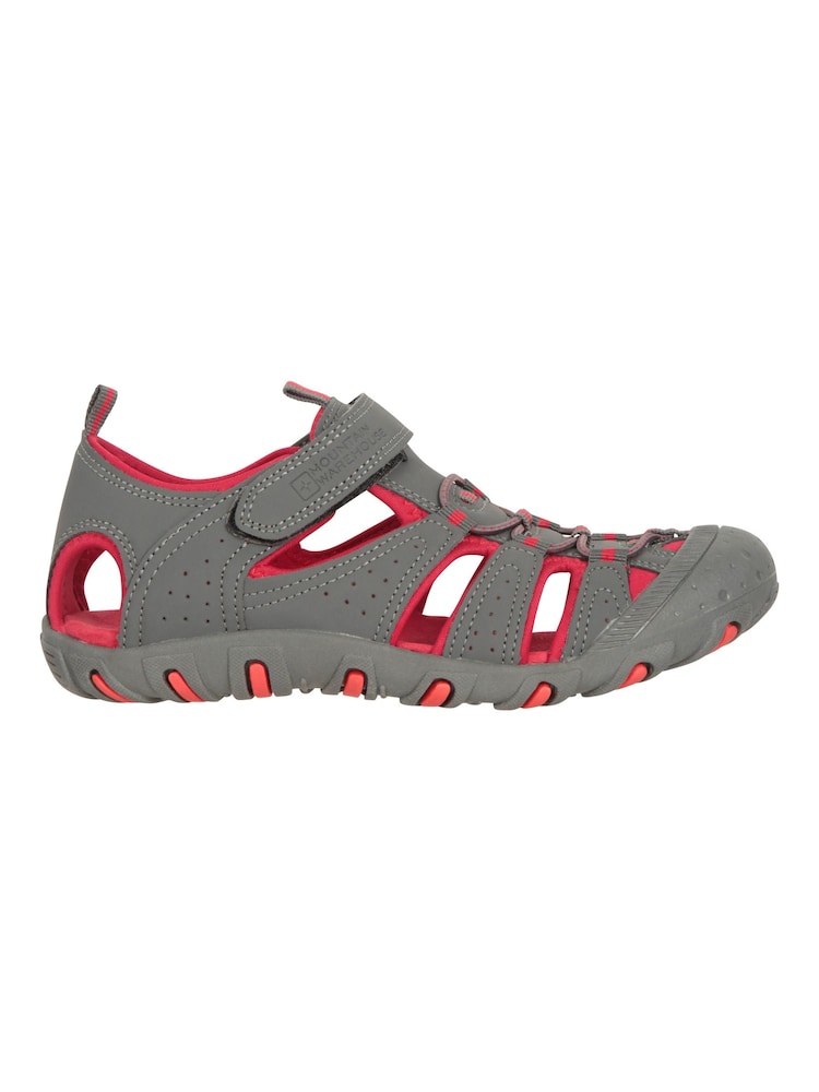 Rojo - Sandalias infantiles para andar Coastal de Mountain Warehouse - Imagen 2 de 6