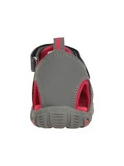 Rojo - Sandalias infantiles para andar Coastal de Mountain Warehouse - Imagen 3 de 6
