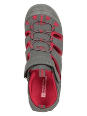 Rojo - Sandalias infantiles para andar Coastal de Mountain Warehouse - Imagen 5 de 6