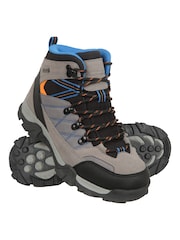 Mountain Warehouse Grey Kids Trail Waterproof Walking Boots - Image 1 of 7