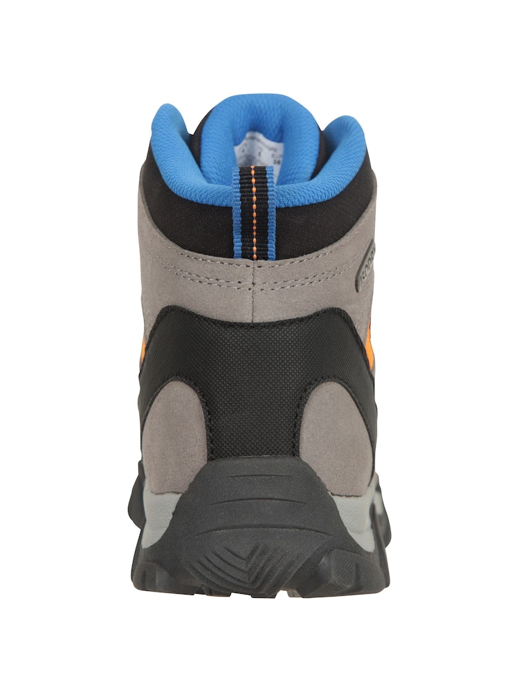 Mountain Warehouse Grey Kids Trail Waterproof Walking Boots - Image 3 of 7