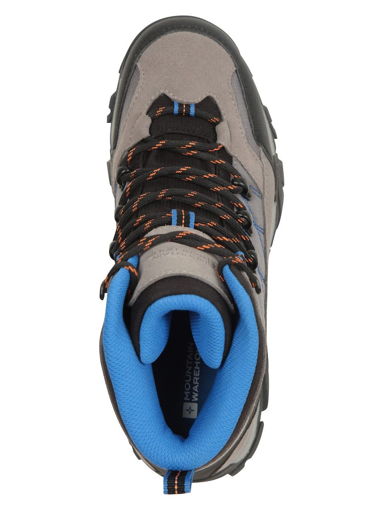 Mountain Warehouse Grey Kids Trail Waterproof Walking Boots - Image 5 of 7