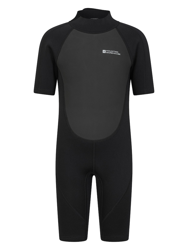 Mountain Warehouse Black Kids Shorty 2.5/2mm Wetsuit - Image 1 of 6