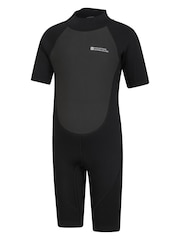 Mountain Warehouse Black Kids Shorty 2.5/2mm Wetsuit - Image 3 of 6