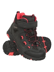 Mountain Warehouse Black Adventurer Kids Adaptive Walking Boots - Image 1 of 6