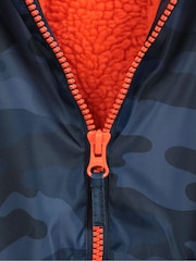 Mountain Warehouse Navy Blue Kids Tidal Printed Waterproof Changing Robe - Image 5 of 5